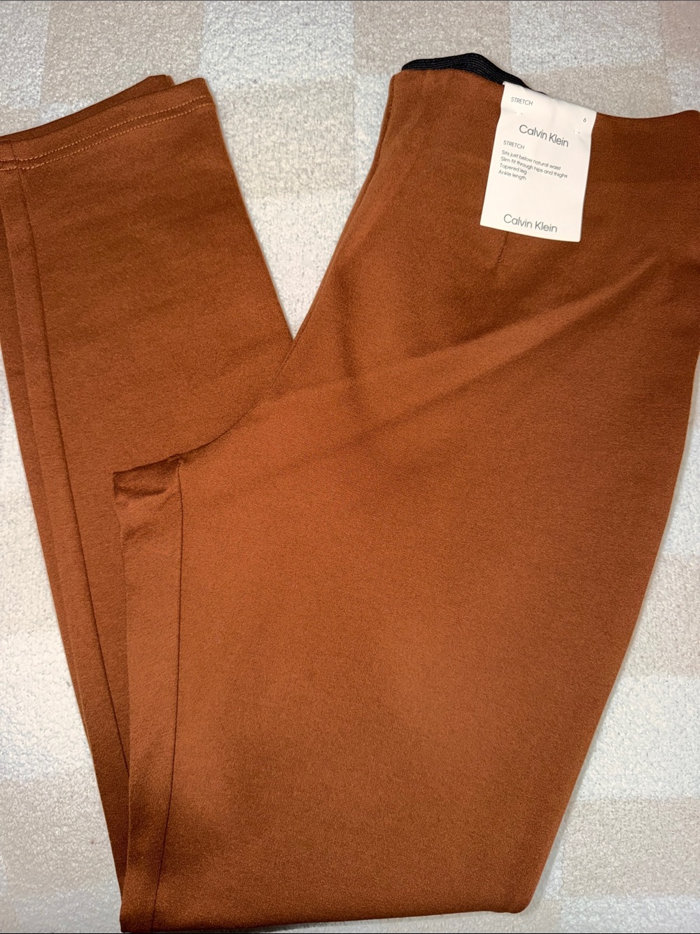 Calvin Klein Men’s Pants in Burnt Rust